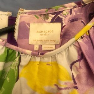 Kate Spade light lavender floral retro dress
